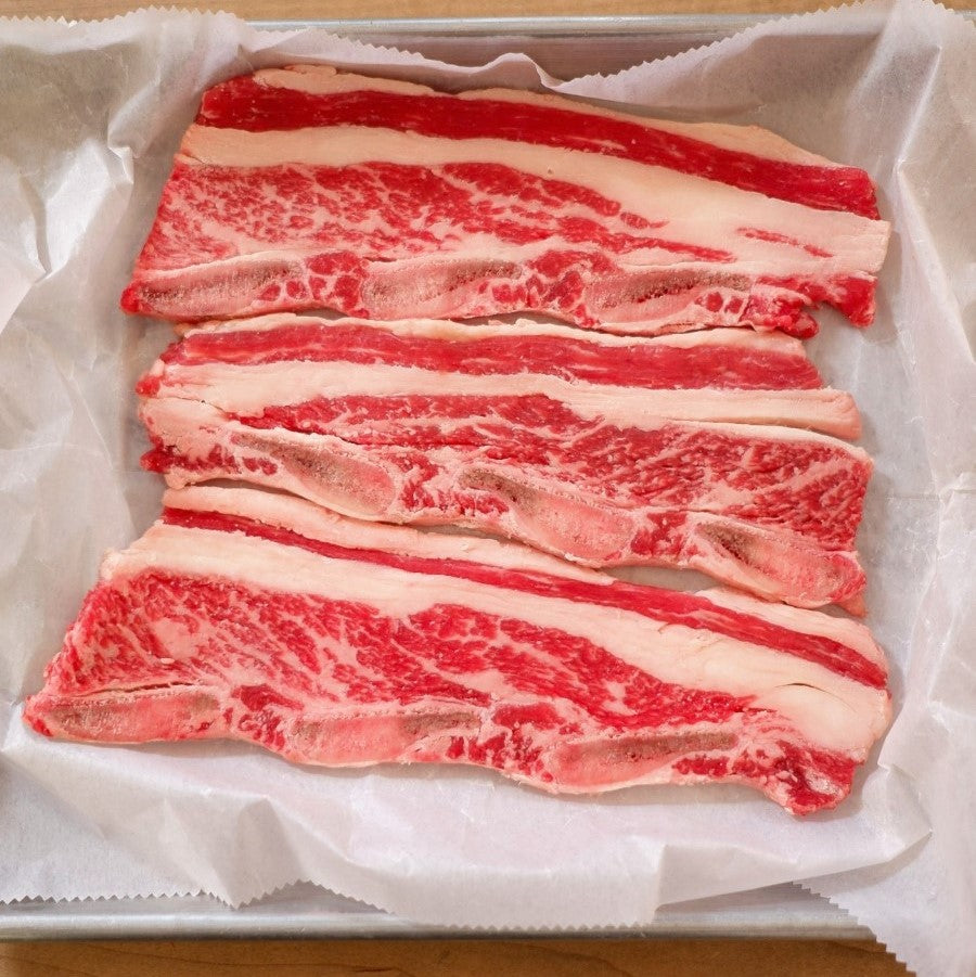 Short Ribs, Flanken Cut – Stillman Quality Meats