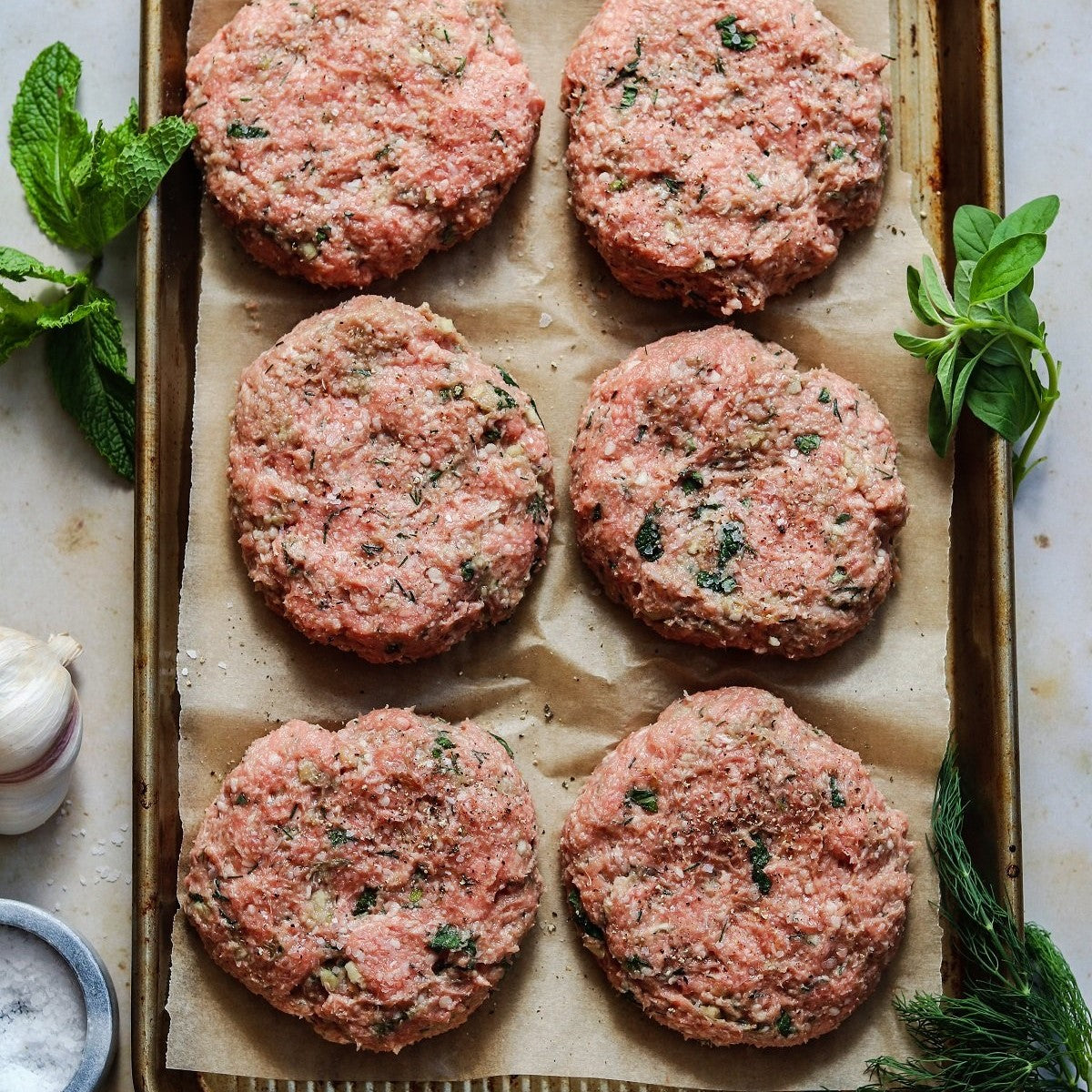 Greek Lamb Burgers