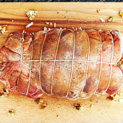 Italian Stuffed Lamb Shoulder Roast