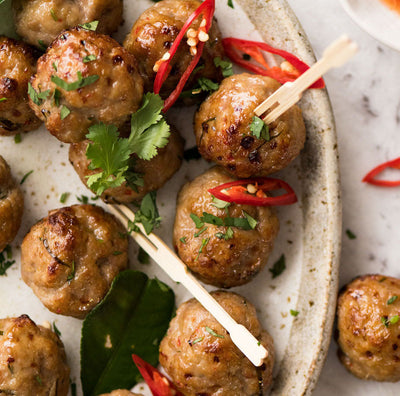 Thai Chicken Meatballs