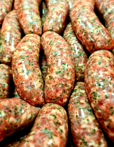 Pork Lemon Scallion Ginger Sausage