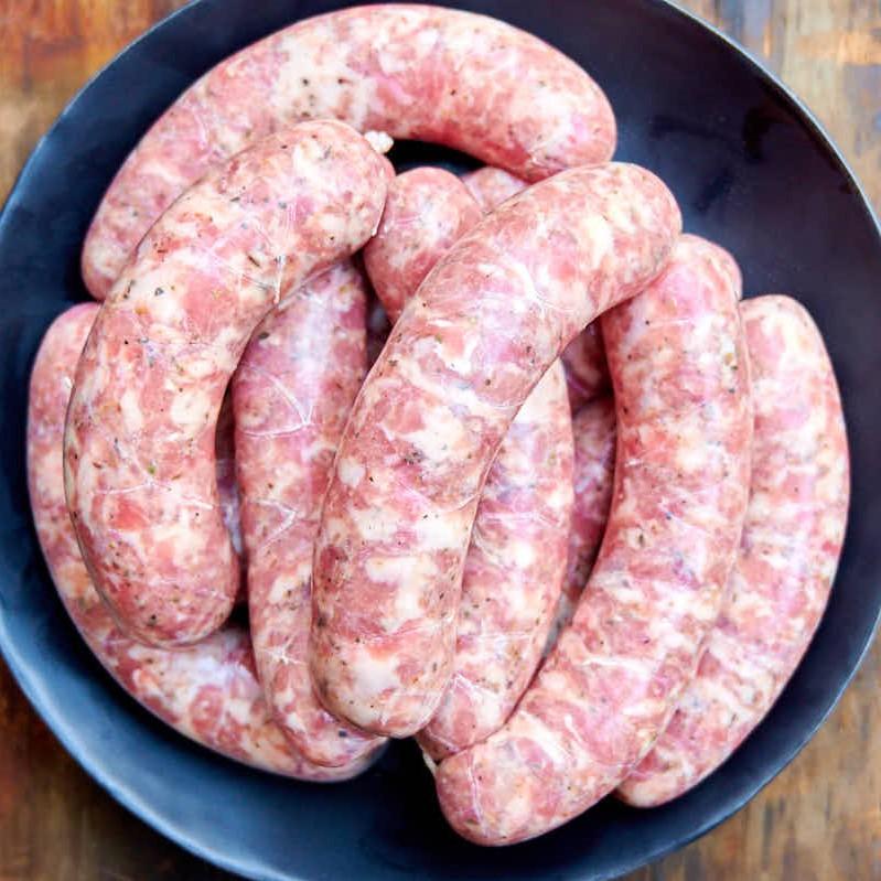 Apple Whiskey Onion Pork Sausage