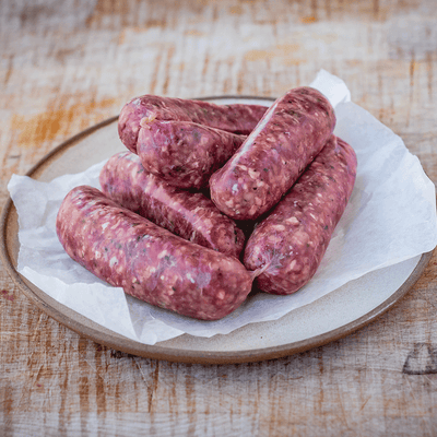 Lamb Red Wine Rosemary Sausage